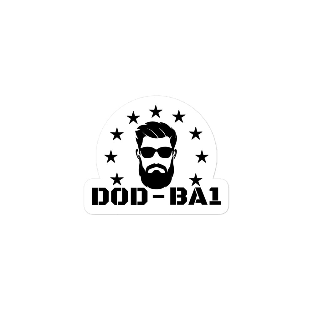 DoD Bearded Sticker