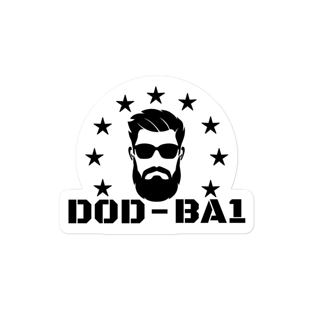 DoD Bearded Sticker