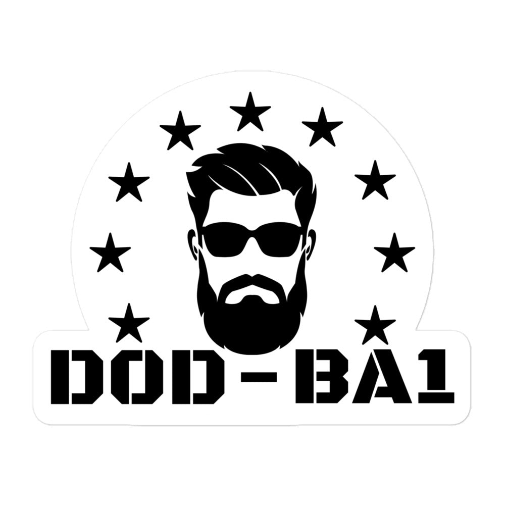 DoD Bearded Sticker